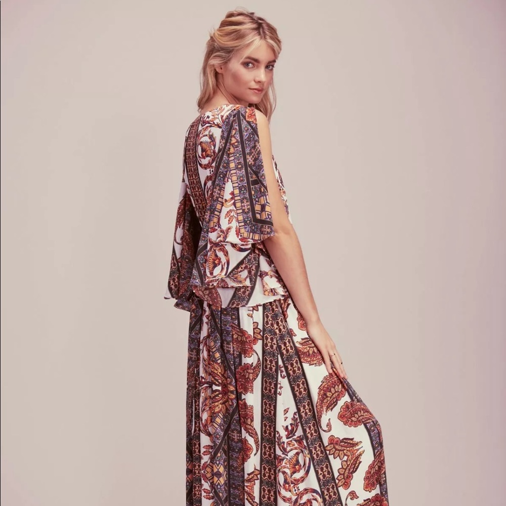 Free People Fern Printed Maxi Dress